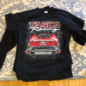 Brand new vintage nascar tasca racing mens t shirt size large